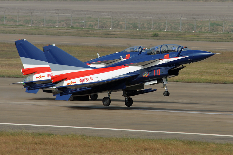 J-10 jet fighter de China. Wikimedia Commons